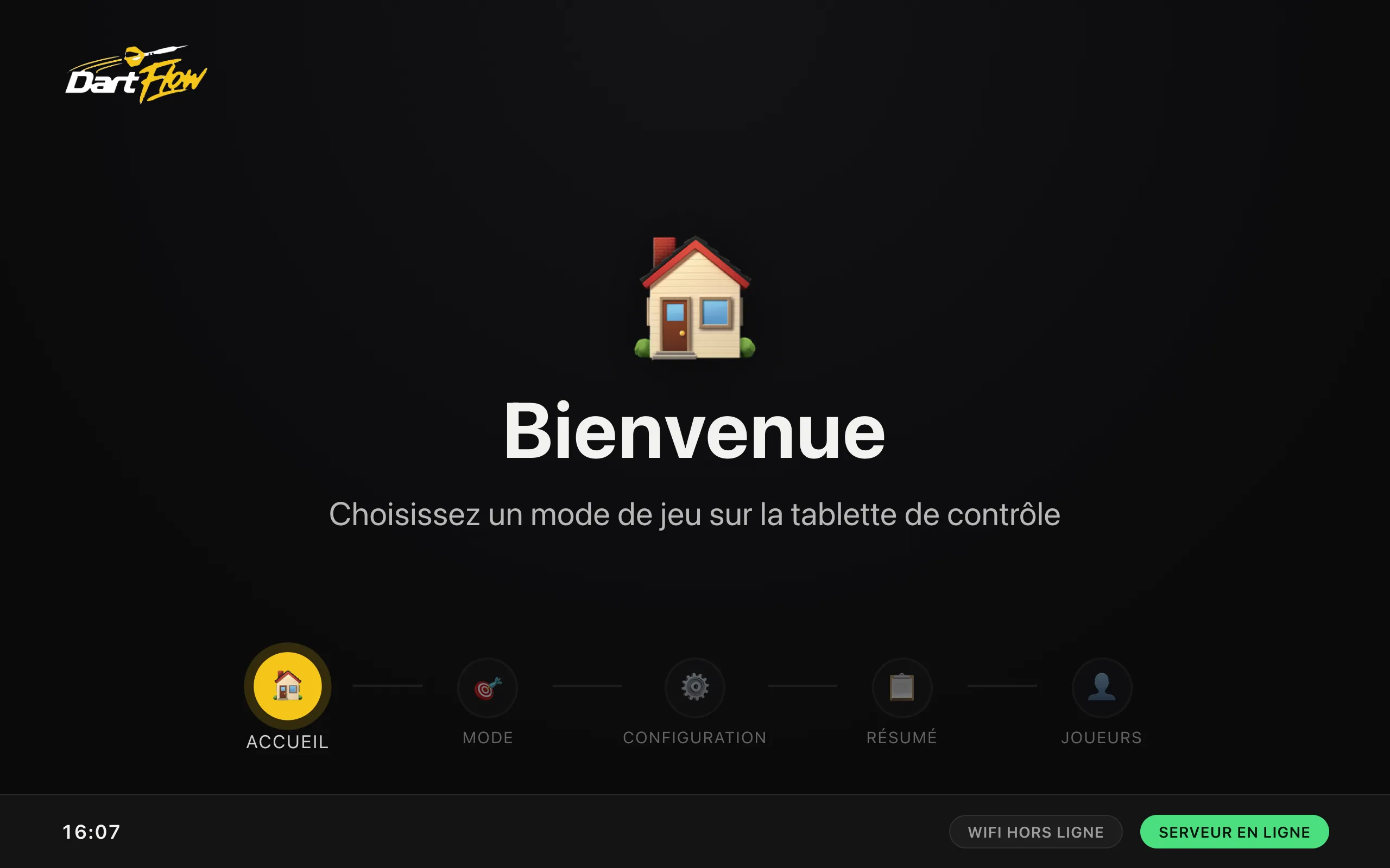 Choix du mode de jeu